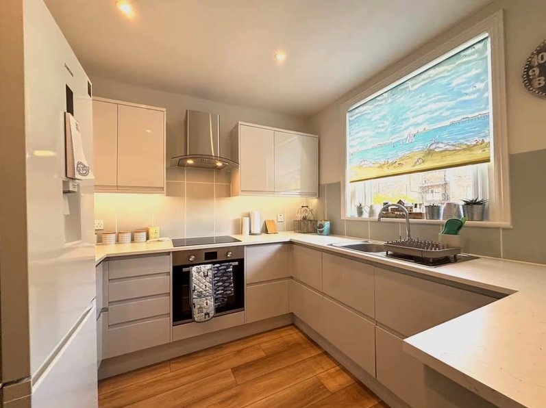 Kitchen of the Birchington-on-Sea apartment